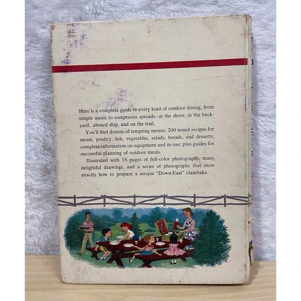 Vintage Betty Crocker's Outdoor Cook Book‎ Spiral Bound Camping Grilling